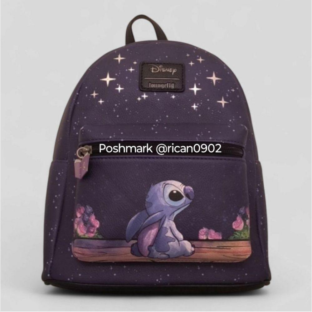 Loungefly Disney Lilo & Stitch Starry Night Stitch Mini Backpack